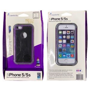 IPhone 5/5s Shock-Proof Rubber Matte Protective Cover